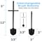 Blue Donuts Toilet Brush and Plunger Set Toilet Plunger Toilet Brush Combo Black BD3934622 - alternate 4